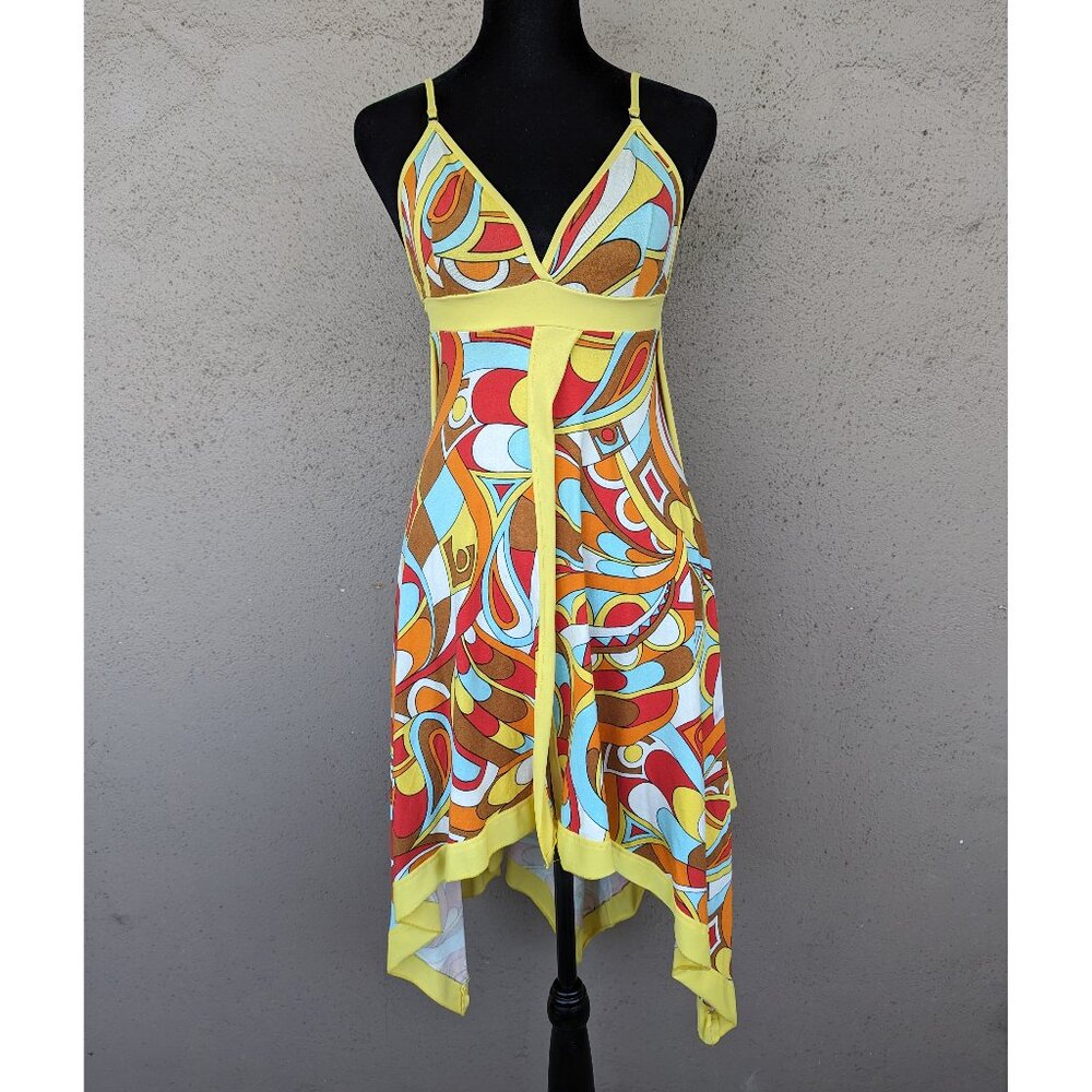 💜Colorful Geometric Print Dress by Satrustegui for Rebellion Dogs